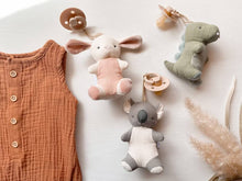 Load image into Gallery viewer, Bitzy Pal Natural Rubber Pacifier &amp; Plush