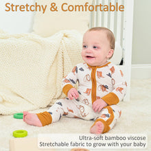 Load image into Gallery viewer, Life Is Better In Boots  Baby Bamboo Pajamas, 2-Way Zipper