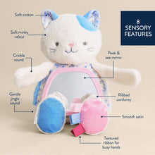 Load image into Gallery viewer, *NEW* Itzy Bitzy Mirror™ Sensory Tummy Time Mirror - Kitty
