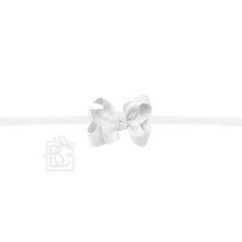 Load image into Gallery viewer, 1/4&quot; NYLON PANTYHOSE HEADBAND W/SIGNATURE GROSGRAIN BOW