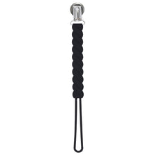 Load image into Gallery viewer, Twist Black All Silicone Modern Pacifier Clip