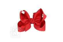 Load image into Gallery viewer, SCALLOPED EDGE BOW