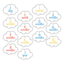 Load image into Gallery viewer, Baby&#39;s 1st Year Swaddle &amp; Milestone Cards - Sunshine