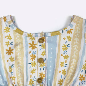 Yellow Daisy Girls Romper
