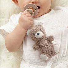 Load image into Gallery viewer, Bitzy Pal Natural Rubber Pacifier &amp; Plush