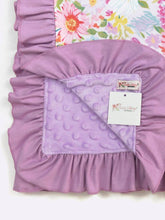 Load image into Gallery viewer, Lilac Wildflowers Blanket