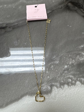 Heart and Chain Necklace