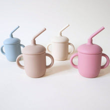 Load image into Gallery viewer, Sippy Cup with Straw, Spill-Proof &amp; Anti-Stain - Sage