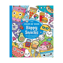 Load image into Gallery viewer, Color-in&#39; Book: Happy Snacks Coloring Book