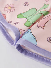 Load image into Gallery viewer, Girls Purple Bow Sleeveless Top and Shorts Set