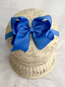 Oversize Bow Satin Headband