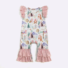 Load image into Gallery viewer, Camping Baby Romper