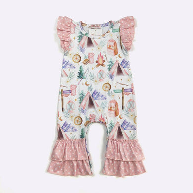 Camping Baby Romper