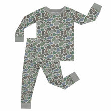 Load image into Gallery viewer, Pebble Camo - LS/Pants Toddler Pajamas