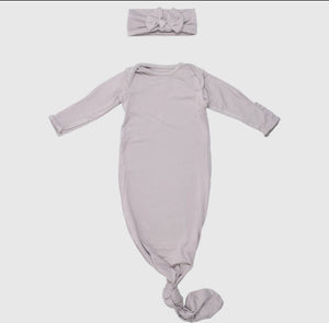 Harbor Mist Knotted Gown