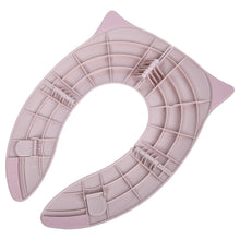 Load image into Gallery viewer, Folding Toddler Travel Potty Seat - Blush Pink