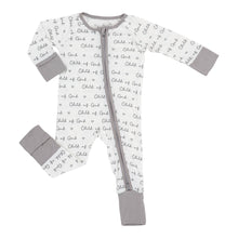 Load image into Gallery viewer, Child Of God Baby Bamboo Pajamas, 2-Way Zipper Baby Romper