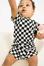 Load image into Gallery viewer, Black Checkered Pocket Set