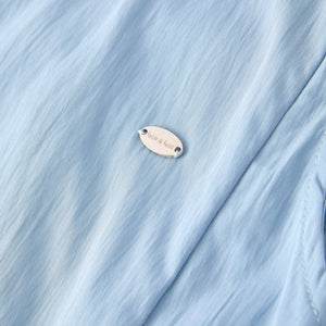 Girls' Blue Sleeveless Dress