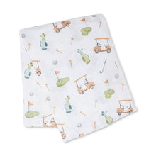 Load image into Gallery viewer, Classic Muslin Swaddle - Golf