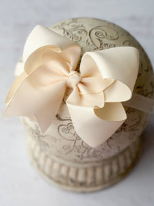 Oversize Bow Satin Headband