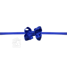 Load image into Gallery viewer, 1/4&quot; NYLON PANTYHOSE HEADBAND W/SIGNATURE GROSGRAIN BOW