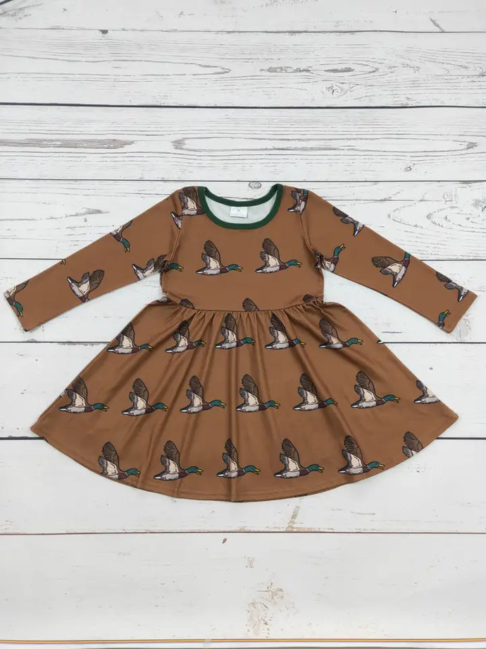 Duck Print Dress