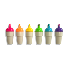 Load image into Gallery viewer, Sweet Scoops: Neon Highlighters - Strawberry Scent (Set of 6)