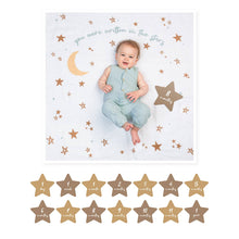 Load image into Gallery viewer, Baby&#39;s 1st Year Swaddle &amp; Milestone Cards - Stars
