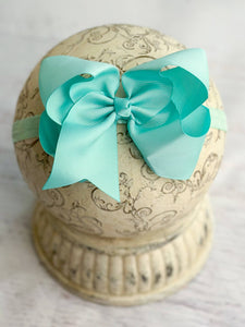 Oversize Bow Satin Headband
