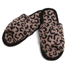 Load image into Gallery viewer, Luxury Soft Crossover Leopard Pattern Slipper