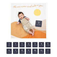 Load image into Gallery viewer, Baby&#39;s 1st Year Swaddle &amp; Milestone Cards - Sunrise
