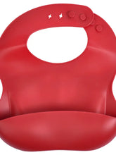 Load image into Gallery viewer, Silicone Bib with Crumb Catcher