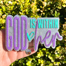Load image into Gallery viewer, God Is Within Her Car Freshie  