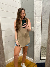Load image into Gallery viewer, Butter Me Up Tank- Khaki