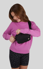 Load image into Gallery viewer, Girls Crew Sweatshirt, Basic Short, Fanny Bag - 3 PCS Set