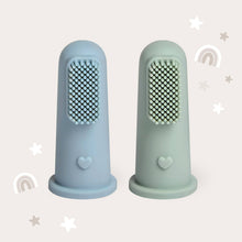 Load image into Gallery viewer, Infant Toothbrush - Dusty Teal &amp; Sage
