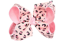 Load image into Gallery viewer, LAYERED LEOPARD BOW ON CLIP