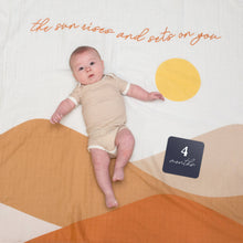 Load image into Gallery viewer, Baby&#39;s 1st Year Swaddle &amp; Milestone Cards - Sunrise