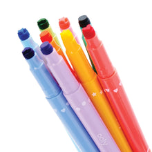 Load image into Gallery viewer, Confetti Stamp Double-Ended Markers - Set of 9