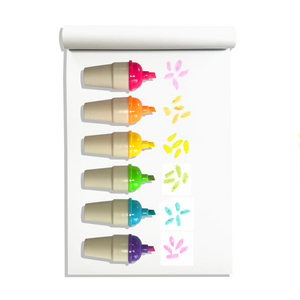 Sweet Scoops: Neon Highlighters - Strawberry Scent (Set of 6)