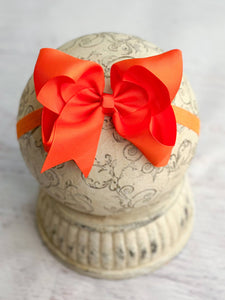 Oversize Bow Satin Headband