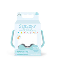 Load image into Gallery viewer, Frosty Blue Sensory Play Jar 