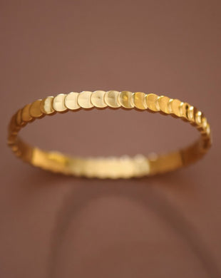 Gold Stainless Steel Bangle