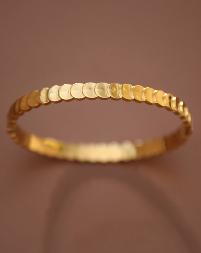 Gold Stainless Steel Bangle