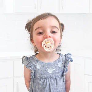 Natural Latex Pacifiers - Size(0-6M) Sage & Dusty Blue