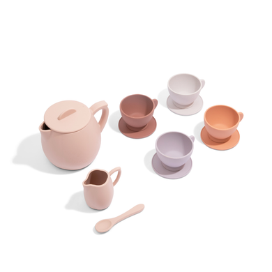 Silicone Tea Set - Petal | Kids Pretend Playset