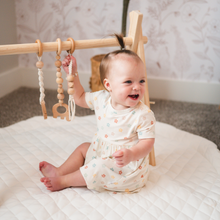 Load image into Gallery viewer, Bamboo Short Sleeve Twirl Bodysuit Dress | Sunlit Daisy