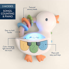 Load image into Gallery viewer, *NEW* Bitzy Tunes™ Goose - Light-up Interactive Piano Toy