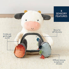 Load image into Gallery viewer, Carmen The Cow - Itzy Bitzy Mirror™ Travel + Tummy Time Toy